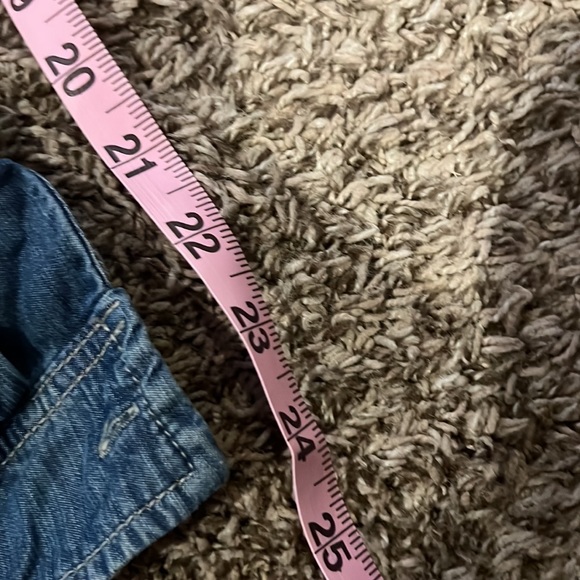 NWT! Distressed Denim Button Down - Picture 10 of 10